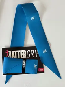 BatterGrip Baseball Softball Bat Grip Ice Blue 1mm Universal Fit Reusable Comfortable Secure Non-Slip Grip for All Players