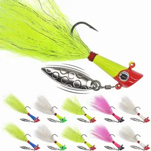 Shad Darts Fishing Lures Dart  Jig Underspin Bucktail Hair Jigs  for  Shad Bass Walleye Crappie Panfish 1/16oz 1/8oz 1/32oz 1/4oz 25 Pack