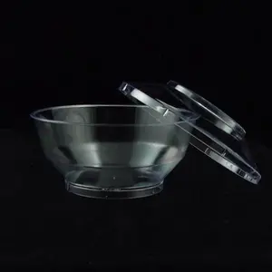 8 Oz. Clear Dessert Bowls With Lids | 6 Count