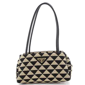 Pre-owned PRADA Jacquard Shoulder Bags Symbole Shoulder Bag Small by Rebag
