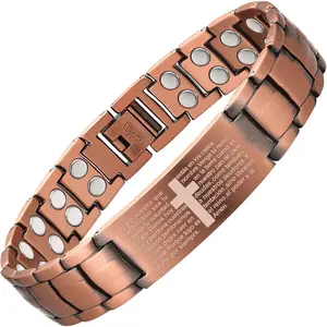 Title Men's High-Purity Metal Wrist Band, Premium Retro Wrist Jewelry with Fine Craftsmanship, Stylish Adjustable Accessory, Thoughtful Jewelry Gift for Him