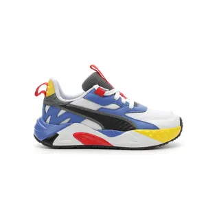 PUMA Kids Boys Rs-Trck Primary Lace Up  Sneakers Shoes Casual - Blue, White