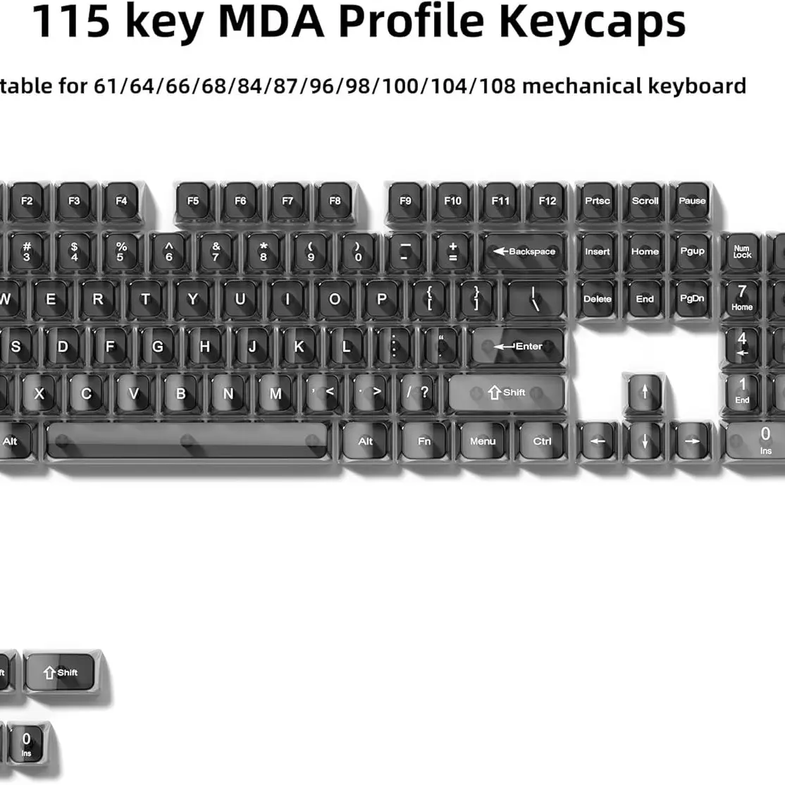 Keycap Keychain Base Quad