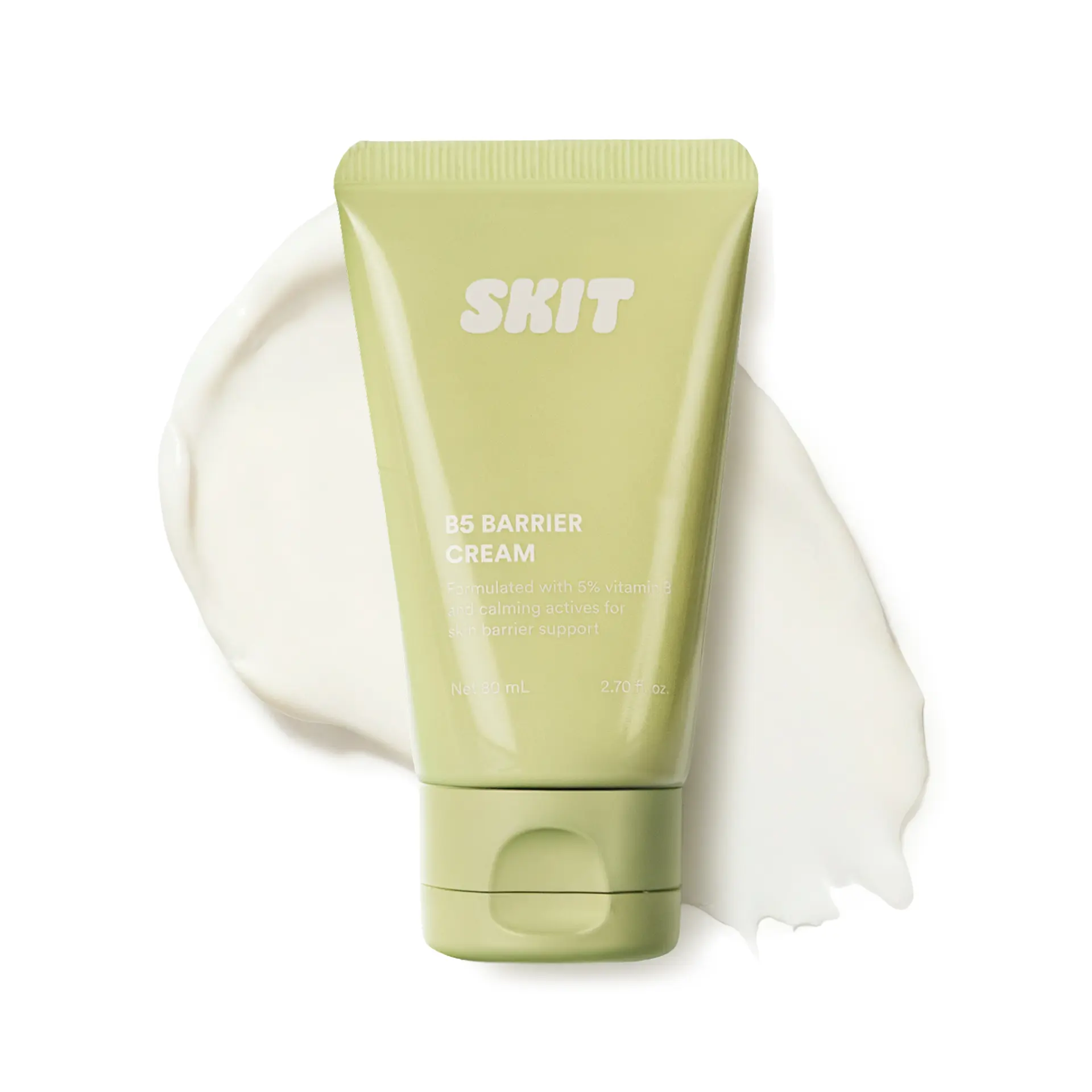 skit beauty B5 Barrier Cream | Panthenol B5 + Glutathione | Soothing Moisture Barrier Cream for Weakened & Sensitive Skin | Non-Greasy Daily Cream