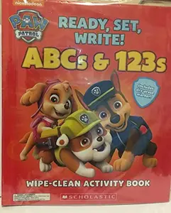 USED-Nickelodeon Paw Patrol Ready, Set, Write! ABCs & 123s Wipe-Clean Activity Book for ages 4 years and above by Spin Master (Unknown)