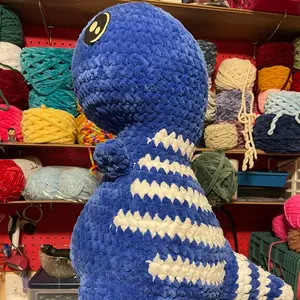 crochet jumbo dinosaur