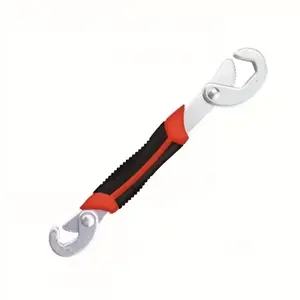 Adjustable Wrench with Superior Features: Precision Teeth, Press Plate for Strength, Sanded for Long - Term Use