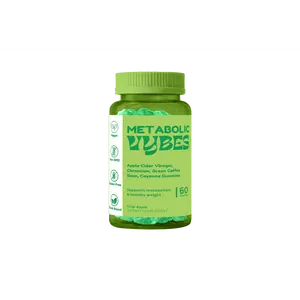 Vybes Co Daily Wellness Gummies with Apple Extract – Crisp Apple Flavor, 60 Count