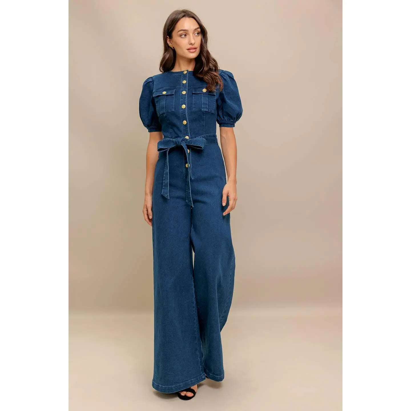 Denim Daze Stretch Jumpsuit