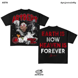 Y2K Graphic "ArtDept. Child Of God" Personalize Printed Tshirt Casual Cotton Crewneck Classic