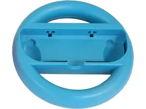 Gamefitz NINTENDO-SWITCH-WIRELESS-STEER Nintendo Switch Wireless Steering Wheel - Blue