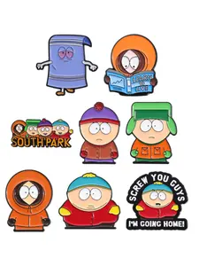 South Park Iconic Scene Badge, Coarse Humor Joke Design, Cartman Home Kenny Reading Classic Quotes, Trendy Accessory for Young Adults
