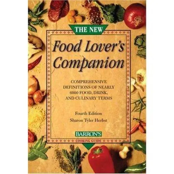 USED Book - The New Food Lover's Companion: More than 6,700 A-to-Z entries describe foods, cooking techniques, herbs, spices, desserts, wines, and the ingredients for pleasurable dining by Sharon Tyler Herbst (Paperback) - english