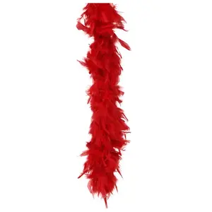 Red 80 Gram Feather Boa Accessory