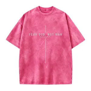 Fear God Not Man - Proverbs 29:25 - bible verse shirt men - christianity shirt - adult baptism gift - church design