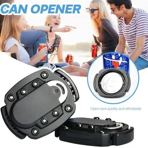 Multifunctional Can Opener Portable Stainless Steel Beer Bottle Opener, Easy-To-Use Lid Remover Tool for Daily Use & Party Needs