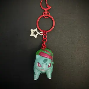 Special Edition Winter Bulbasaur Keychain with Clip