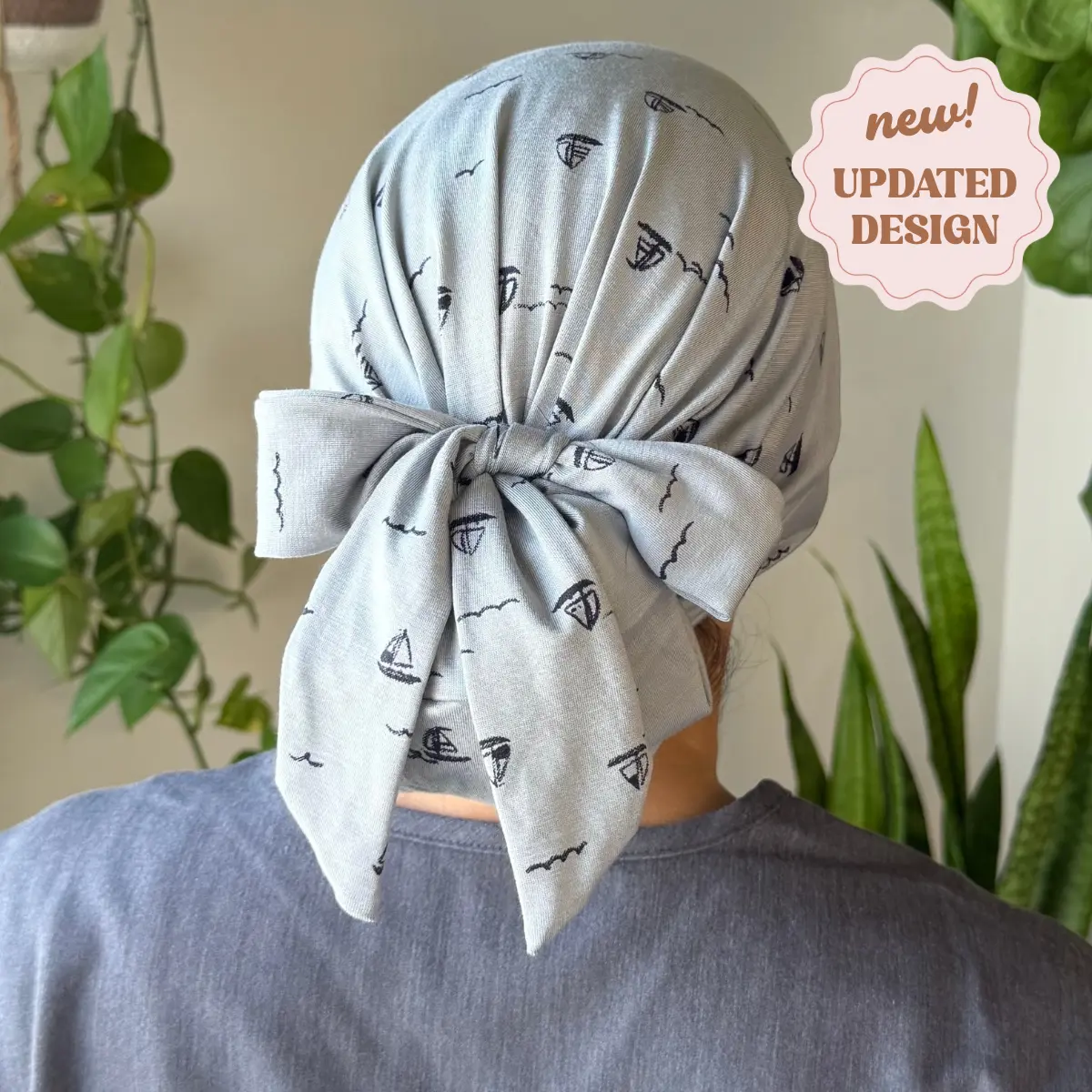 Sail Away Modern Scrub Cap