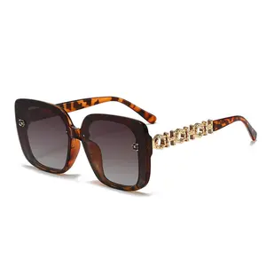 【SpringGlowUpDeals】Square Frame Women's Sunglasses Fashionable Lightweight Texture Design Blocks Blue Light Classic Retro Style