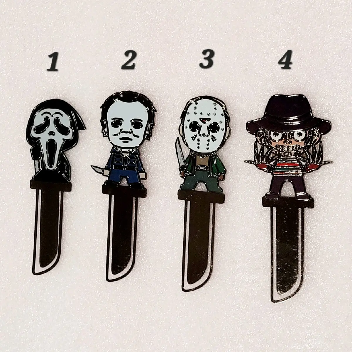 Horror Slashers Metal Bookmark- Ghostface