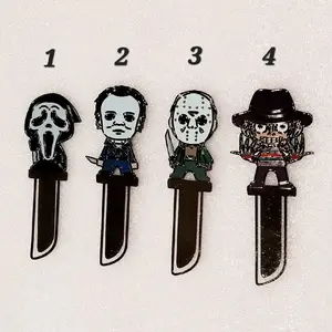 Horror Slashers Metal Bookmark- Ghostface