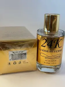 Peter Jacobs 24K GODDESS Femme Eau de Parfum 100ml Regular Edition Spray for Women with Vanilla Infusion & Vanilla Caviar Notes