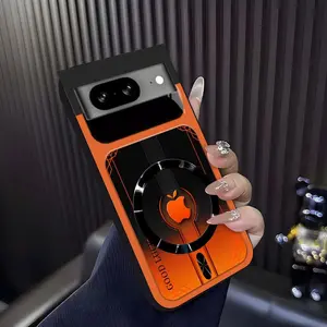 Luxury Sports Car Aesthetic MagSafe Case Anti-Scratch Magnetic Glass Cover for Google Pixel 8a ---975