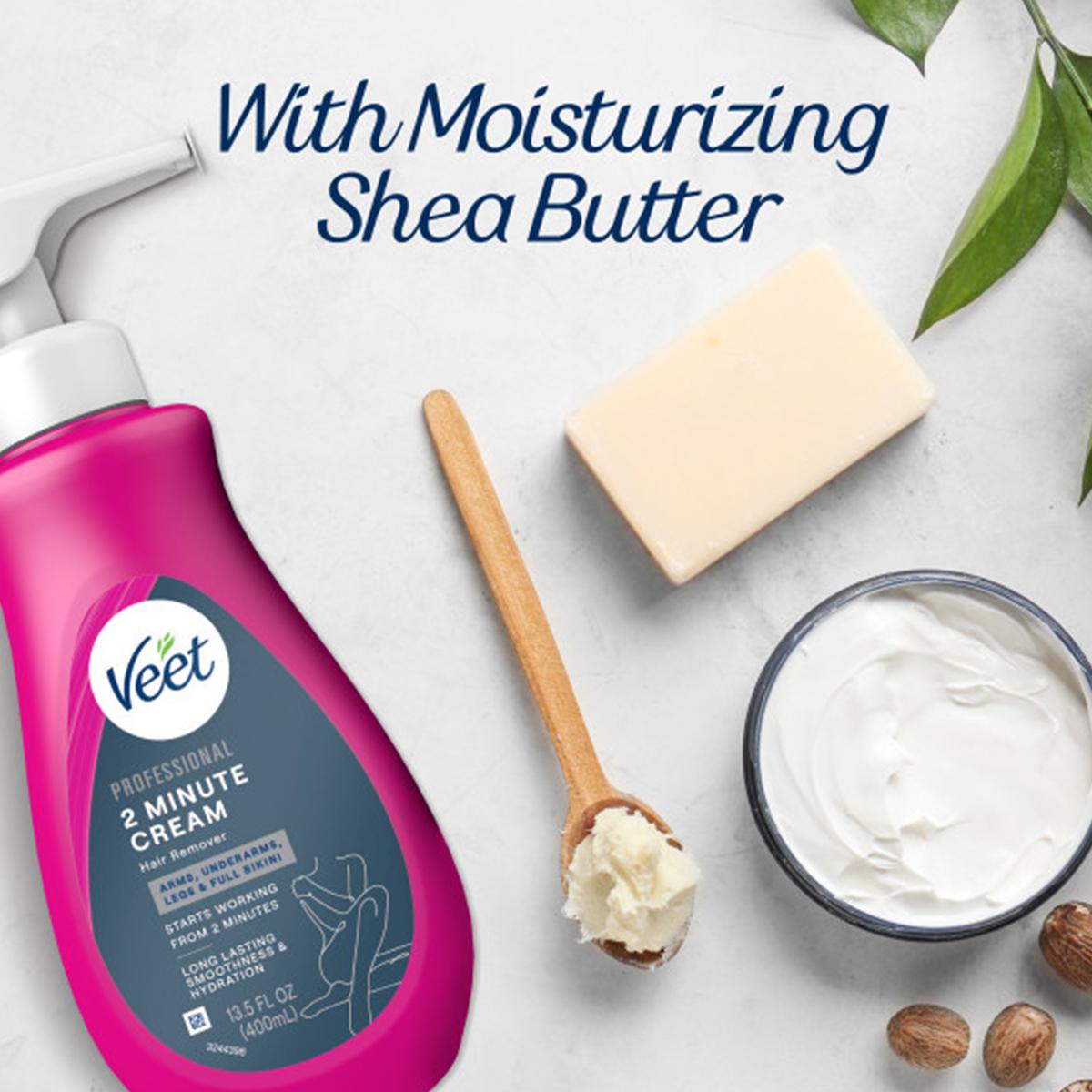 Veet Professional Dermatologically Tested 13.5 Fl Oz. 2 Minute Hair Removal Cream with Spatula for Arms, Underarms, Legs & Full Bikini Veet Professional Dermatologically Tested 13.5 Fl Oz. 2 Minute Hair Removal Cream with Spatula for Arms, Underarms, Legs & Full Bikini