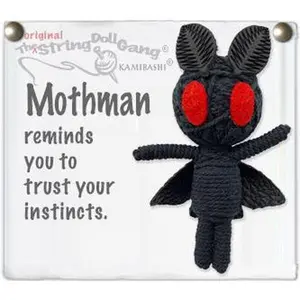 Mothman String Doll Keychain - Kamibashi Bag Charm