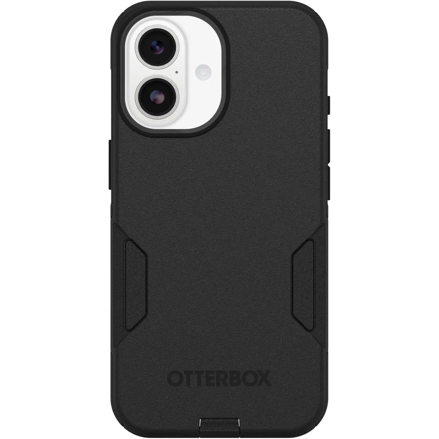 OtterBox Commuter Series Rubber Smartphone Case for iPhone 17 - Black, Thin, Protective, with Secure Button Access, Handheld Mobile Phone Accessory