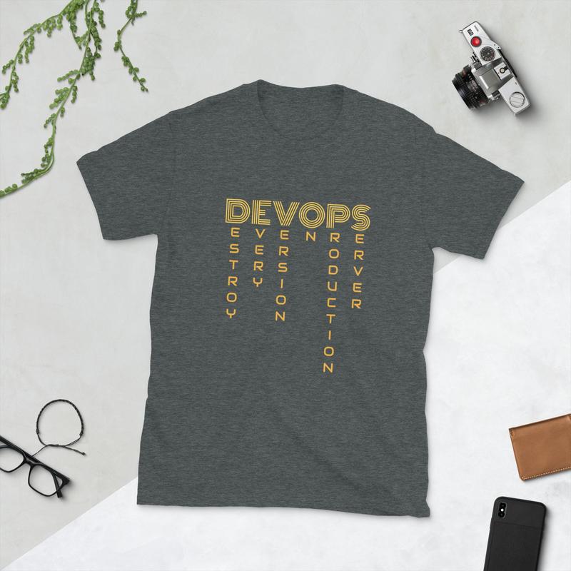 Devops Destroy Every Version On Production Server Shirt Developer Operations Engineer Geek Gift WSoftwDevel