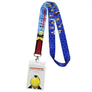 Assassination Classroom Students Of Class 3-E Sci-Fi Comic Anime ID Lanyard Lobster Claw Clasp