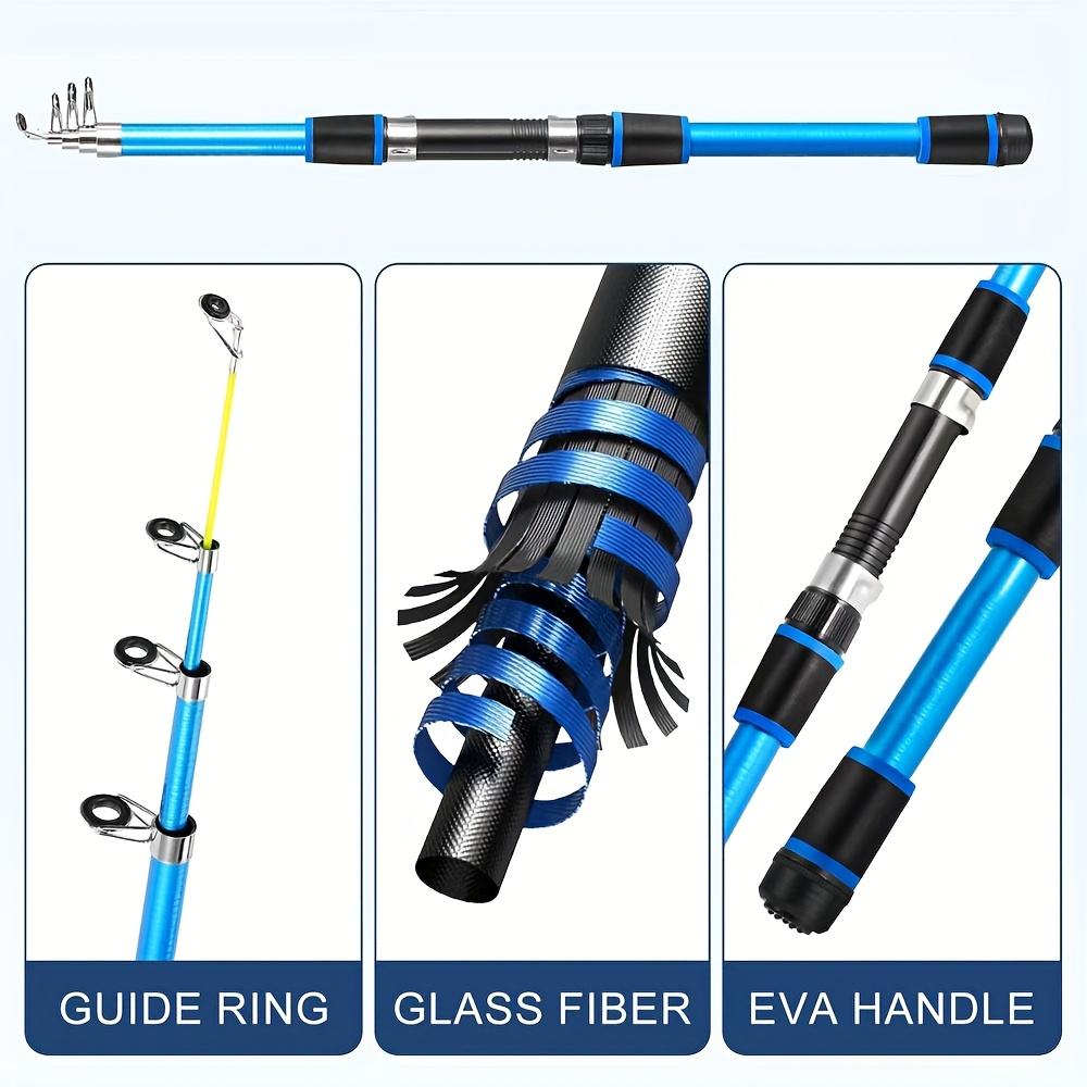 70.87-Inch Telescopic Spinning Rod and Reel Combo, 5.2:1 Gear Ratio, 3BB Bearings, 11lb Max Drag Complete Fishing Gear Set for Beginners, Freshwater Fishing,summervibes