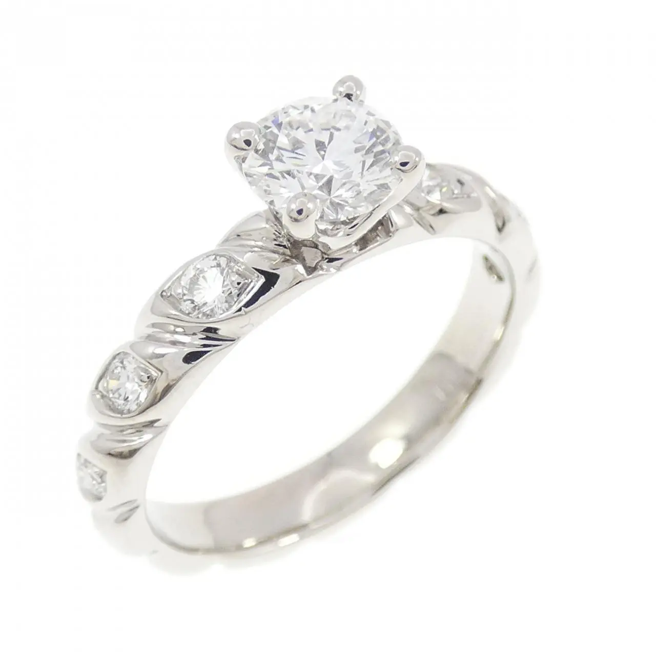 Chaumet Torsade Platinum Ring Size 10