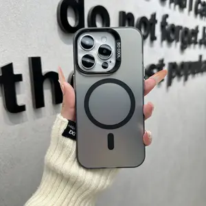 For iphone cell phone color silver magnetic suction drop-proof multi-color hand protective case