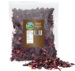 Dried Hibiscus Flowers Cut and Sifted, Flor de Jamaica, Great for Hibiscus Tea Jamaica Tea. 1 LB