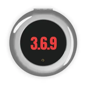 The Numbers Compact Travel Mirror