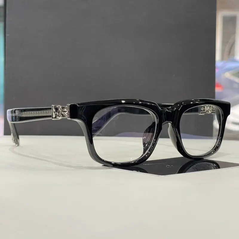 New 2026 | “See You in Tea” Design | Eyeglasses Frame | Black & White Square Full-Rim Optical Glasses | Unisex Fashion Eyewear for Men & Women | Daily Wear or Gift