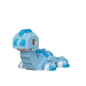 6pcs Small Dinosaur Building Blocks Toy Set, Mixed Colors Abs Material, Desk Decor Living Room Gift, Suitable for Ages 6+ Model