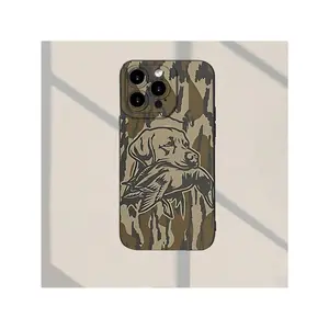 Camouflage Dogs And Fish Pattern New Best Seller Classic Creative Fun TPU Camera Shockproof Protective Phone Case With IPhone7/8/11/12/13/14/15/16pro/16Plus/16Promax/X/Xs Max/Xr/Se/Mini Suitable For Boys And Girls