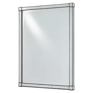 Monarch Collection Mirror Painted Silver Viejo/Light Antique Mirror