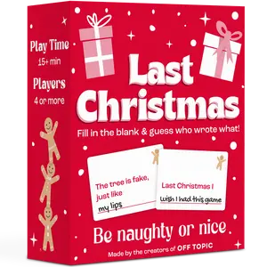 Last Christmas Holiday Family Party Games - Stocking Stuffer Gift