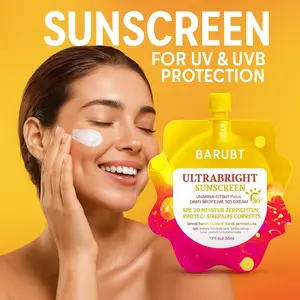 SPF 50+ Moisturizing Sunscreen, Face & Body Sunscreen, Long-Lasting UV Protection, Invisible Lightweight, Waterproof Sweatproof, All Skin Types