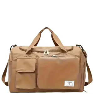 Unisex Large Capacity Multi-Function Nylon Fabric Travel Bag - Convertible Handbag/Backpack/Shoulder Bag with Zip Closure & Multiple Compartments, Ideal for Gym Training, Weekend Getaways (Mother's Day Gift, TikTok Shop Stock-Up)