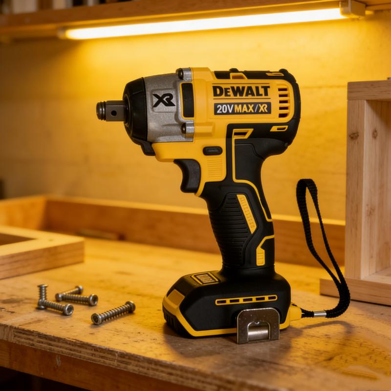 Dewalt DCF880 Brushless Impact Wrench 20V XR–203N.M Torque,1/2in Drive&Pressure-Sensitive Speed Control for Precise Work