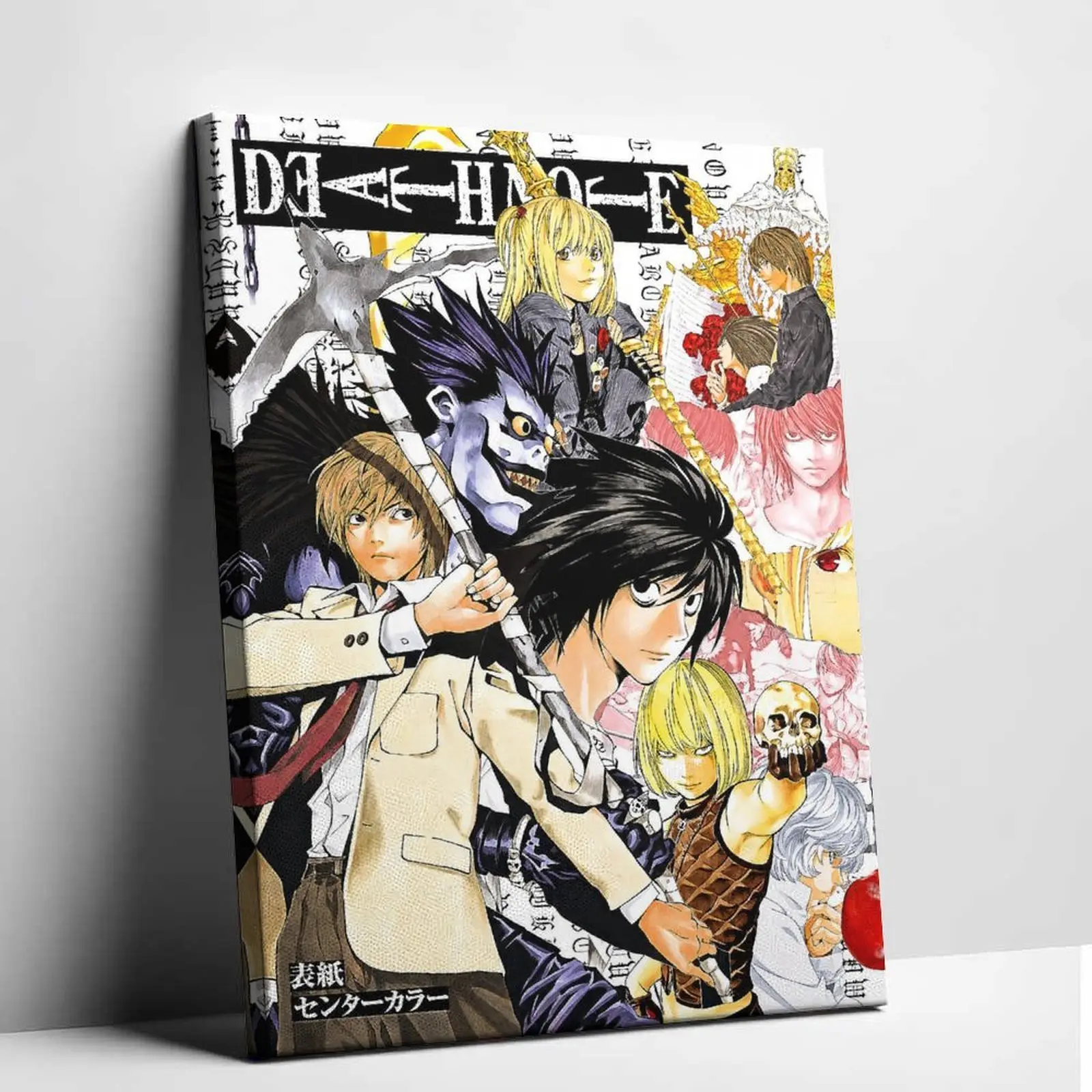 Cool Psychological Detective Anime Canvas Painting Gothic Shinigami Poster Aesthetic  Decor Trendy Japanese Art Prints Bedroom Decoration Ideas Otaku Room Accessories Gamer Cave  Picture Creative Gift