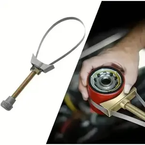 Removal Tool Strap Wrench AdjustableReplacements for Car Truck Oil Filter Wrench, CarOil Filter Removal Band Wrench