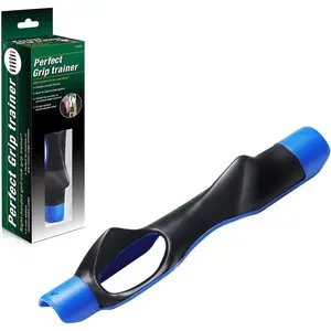 Golf Grip Trainer, Golf Training Aid,Golf Grip Kit,Golf Swing Trainer Correct Left Right Hand Position,Improve Swing Rhythm,Golf Accessories Gifts (Blue)