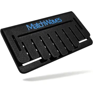 Blocker for Blackstone Griddle, Mesh Screen for Blocking Food from Falling into Rear Grease Catcher, Upgraded Movable Two-Sided Guard, Black, 1 Pack