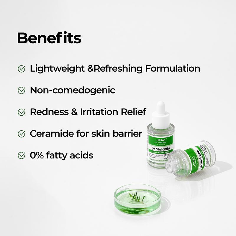 [Dr.Melaxin Official] Lipino Anti-Fatty Acid Oil Ampoule | Troubled, Oily skin, 4-terpineol(main ingredient in tea tree oil) | Korean Cosmetics